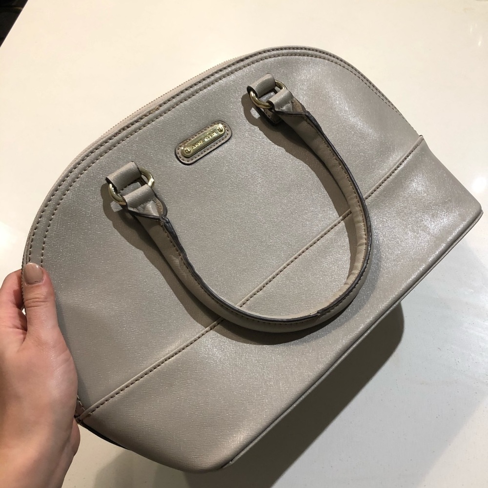 Grey Anne Klein purse